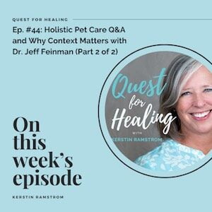 Quest for healing podcast, Dr. Jeff Feinman, Holistic veterinarian